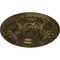 Ekena Millwork Granada Ceiling Medallion (Fits Canopies up to 7 1/8"), Hand-Painted Brass, 23 1/2"OD x 2 3/4"P CM24GABRS - alternate 3